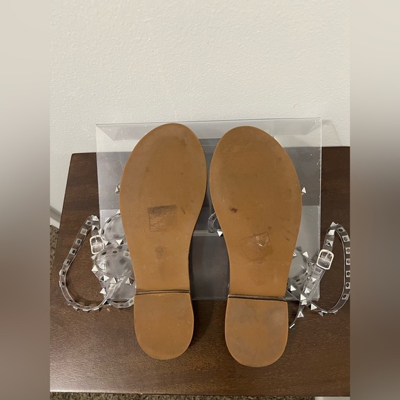 Steve Madden Tan Sandals with Silver Studs - Picture 7 of 13